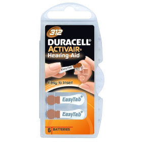 Батарейки Duracell ActivAir DA312