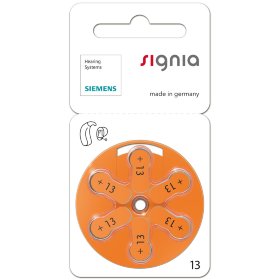 Батарейки для слуховых аппаратов Signia 13 тип