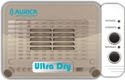 Контейнер для сушки слухового аппарата и вкладышей Ultra Dry