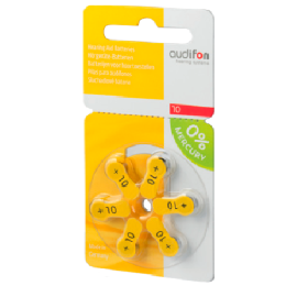 Батарейки для слухового аппарата Audifon 10 MERCURY-FREE