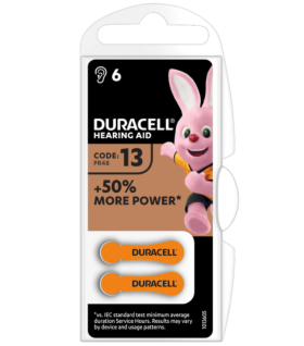 Батарейки для слухового аппарата Duracell ActiveAir 13/PR48